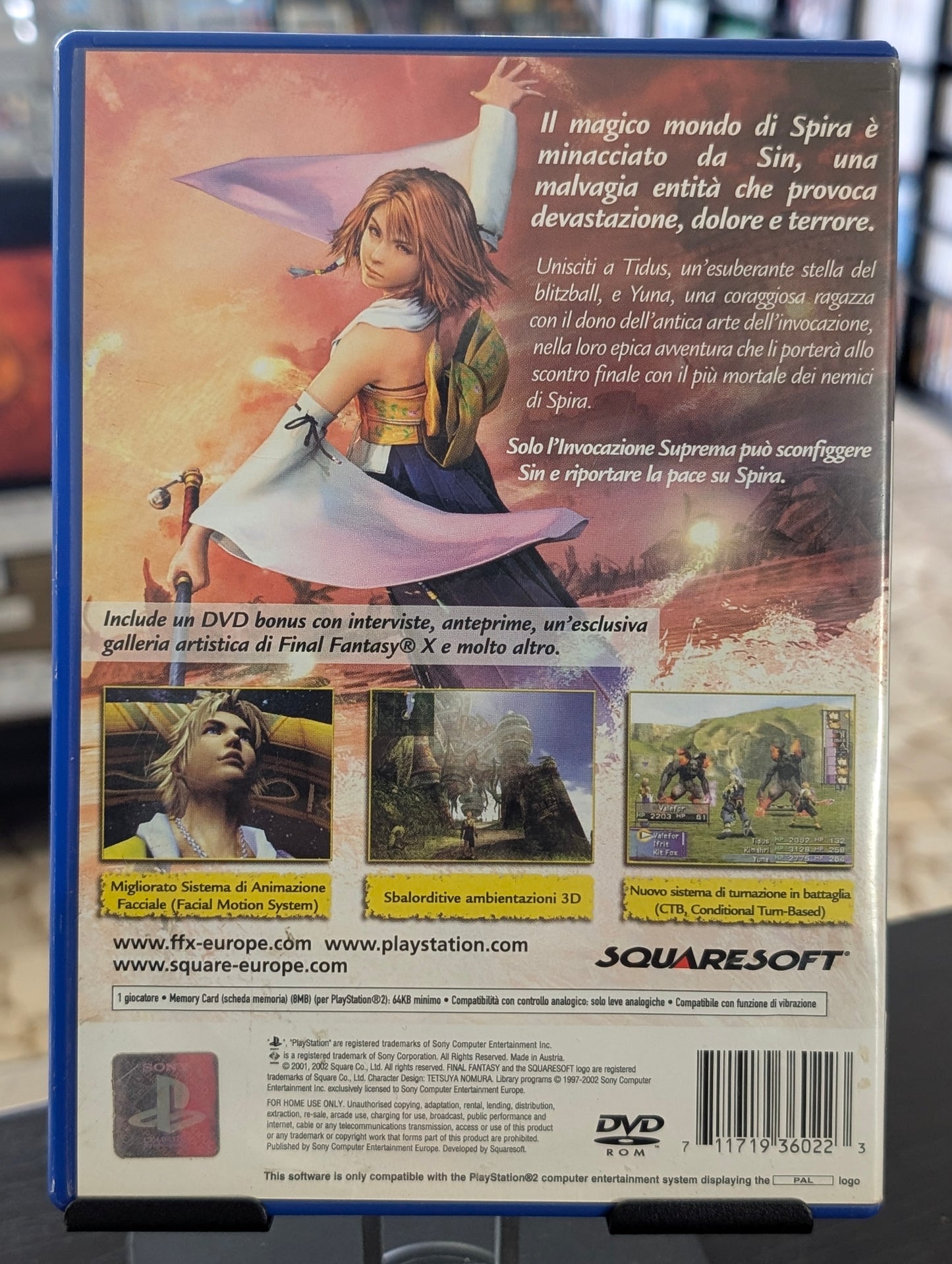 Final Fantasy X (PS2) - No Manuale