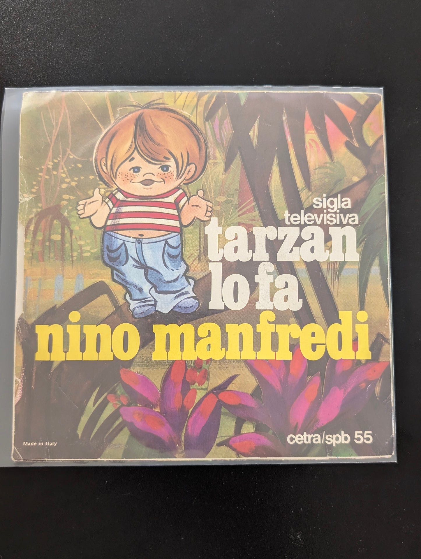 Nino Manfredi - Tarzan lo fa / Tarzan lo fa (strumentale) (45 giri)