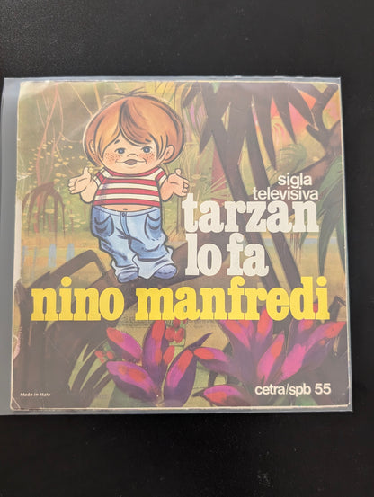 Nino Manfredi - Tarzan lo fa / Tarzan lo fa (strumentale) (45 giri)