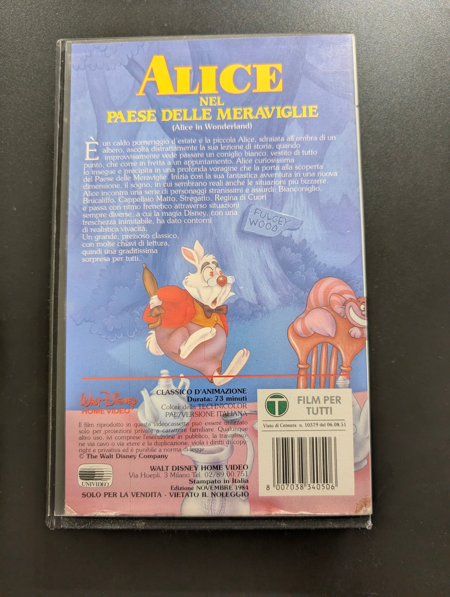 Alice nel Paese delle Meraviglie (VHS)