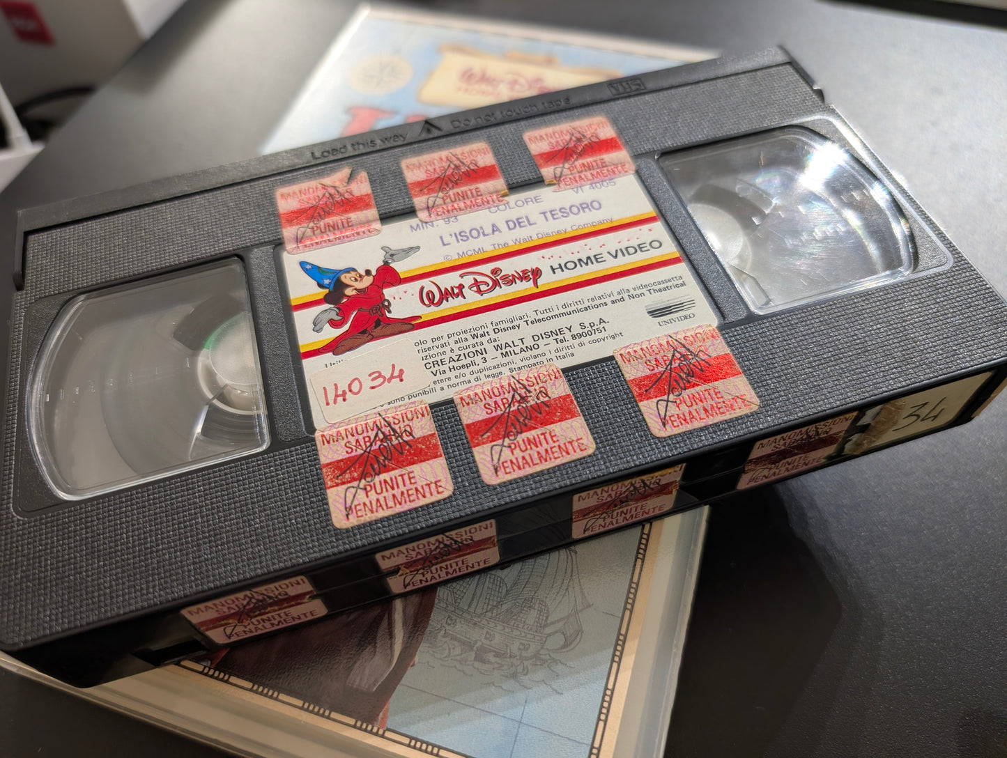 L’Isola del Tesoro (VHS) Versione noleggio 1982
