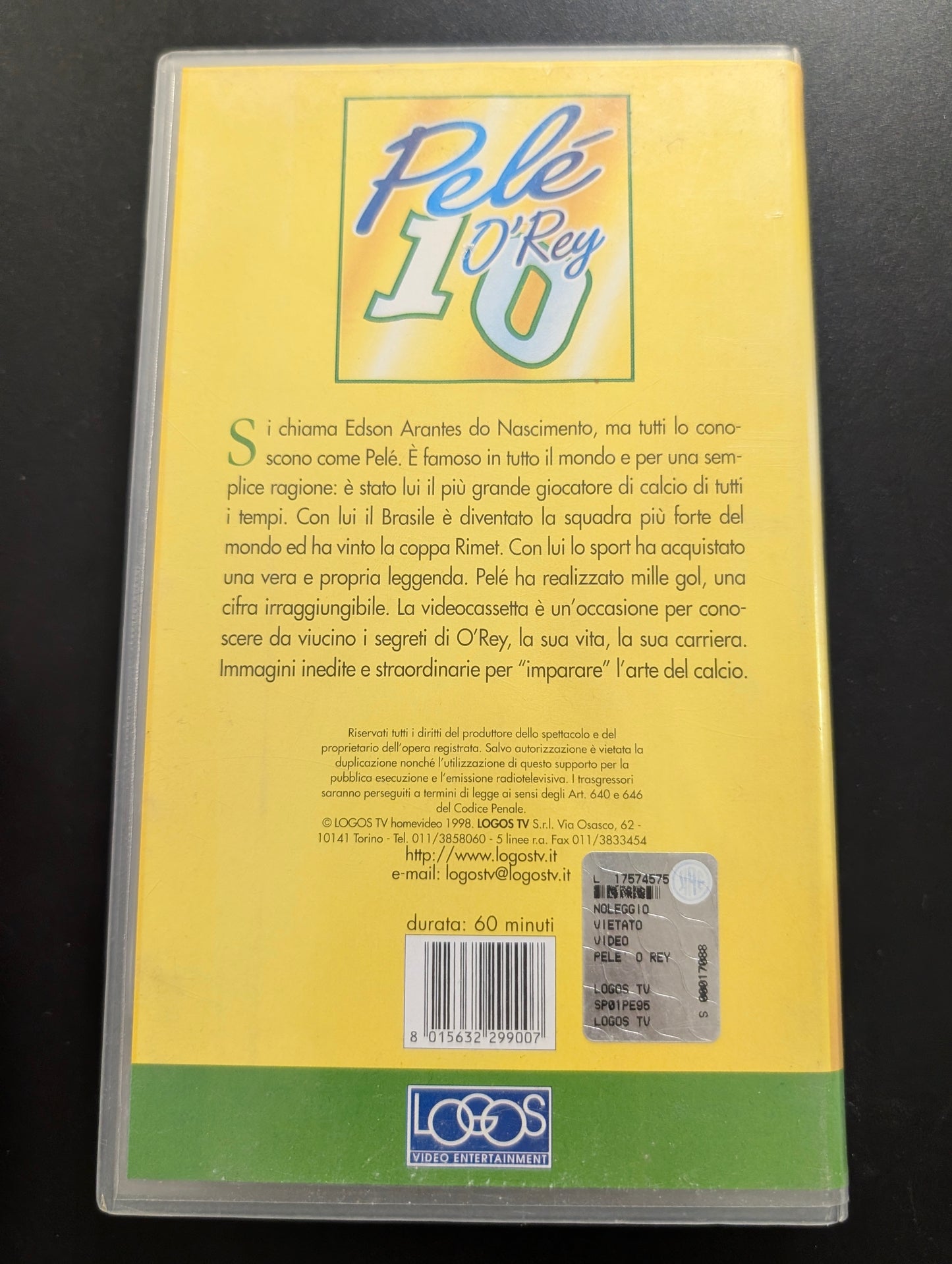 Pelé O’Rey (VHS)