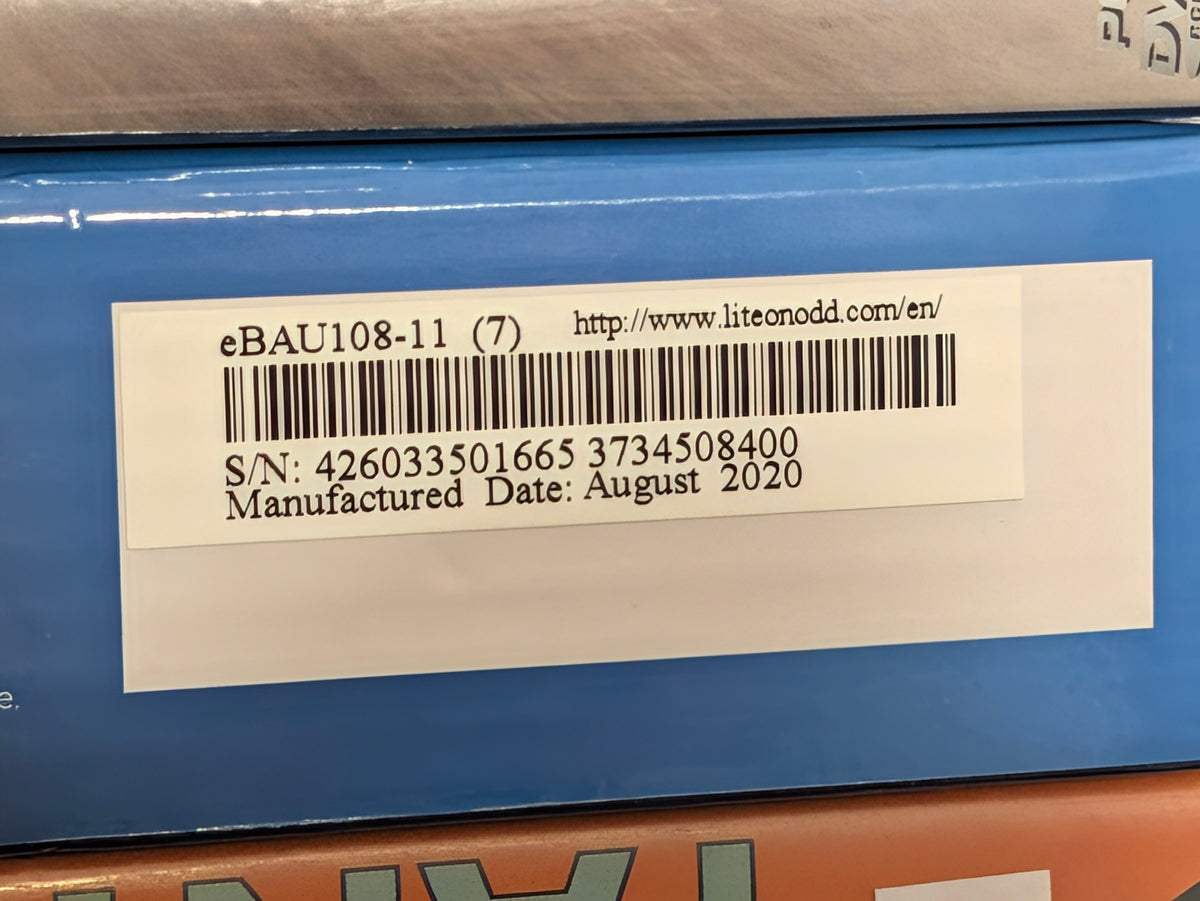 Lite-On eBAU108-11 External DVD/CD Writer *Nuovo